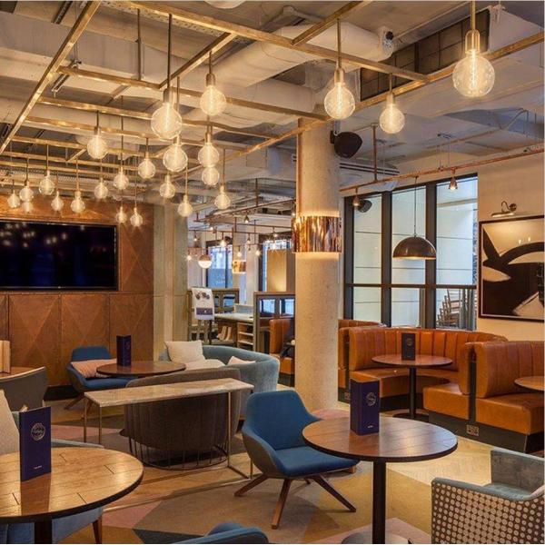 120V покрасило никель шариков 230V 100V 240V G125 E27 6W Edison покрытый