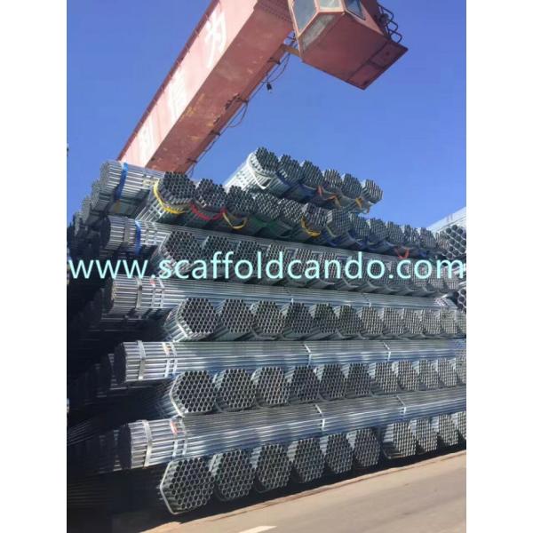 Black MS pipe, painted scaffolding pipe, hot dip galvanized scaffold tube, 48.3mmO.D 6000mm length for projects