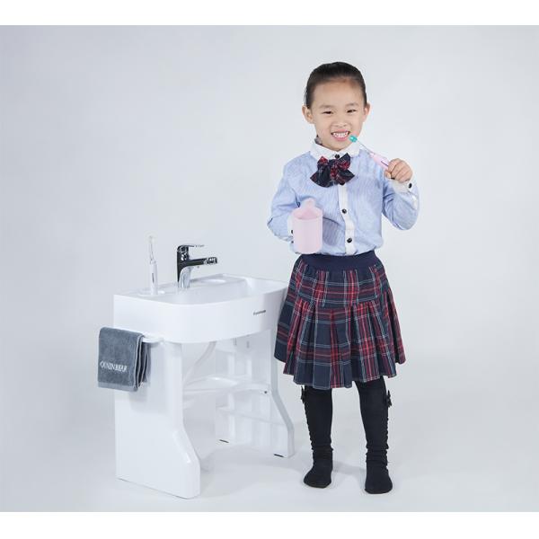 White Plastic Children'S Wash Basin Stand With Acceptable OEM ODM