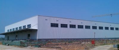 Construções de armação de aço pré-fabricadas do grande período para a base comercial da logística