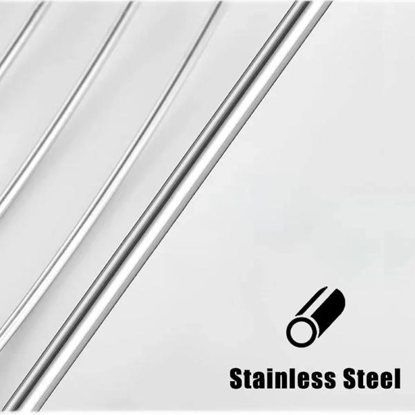 No Drilling Wall Mounted 304 Rustproof Stainless Steel Square Soap Dish Holder for Bathroom and Kitchen