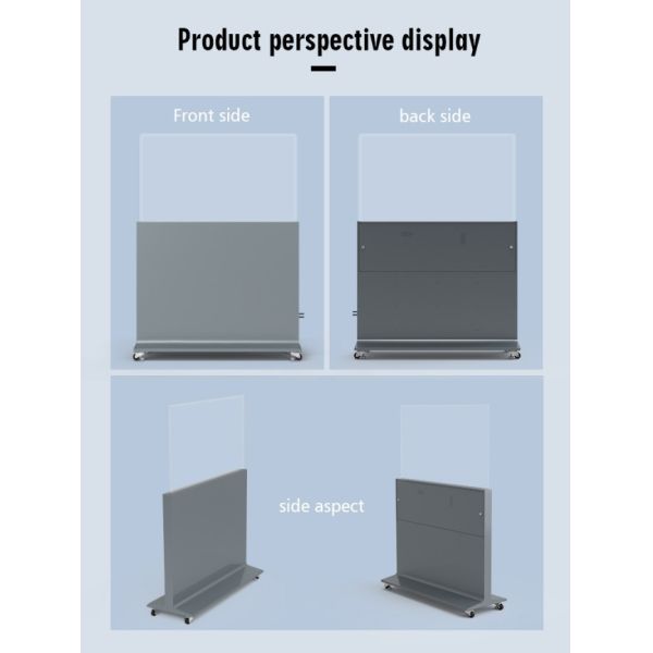 Auto Lift-up Transparent OLED Touch Screen 55 Inch for Retail Store Shopping Mall Wayfinding
