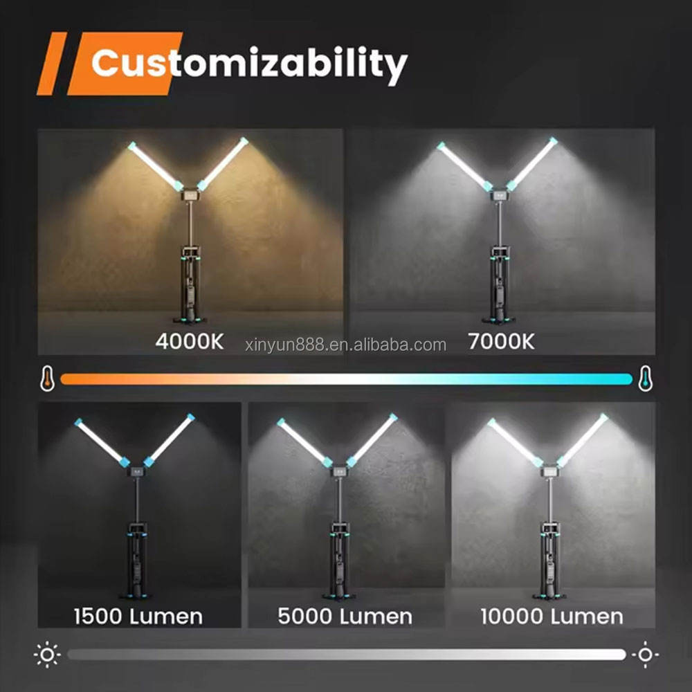 Source Factory Hot Sale New Model Super Bright Long-lasting Large Diffuse Lighting Rechargeable Emergency Car Repair Lamp
