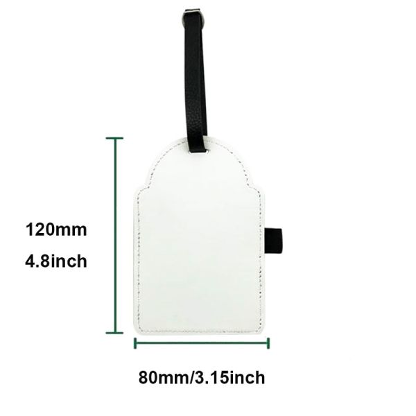 Blank PU Leather Sublimation Golf Tee Bag Tag Blanks Father'S Day Gift Custom Leather Golf Tee Holder