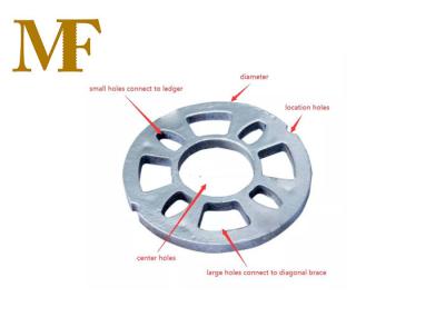 Espessura Q345 da roseta 7mm de Ring Lock Scaffolding Andamios Layher