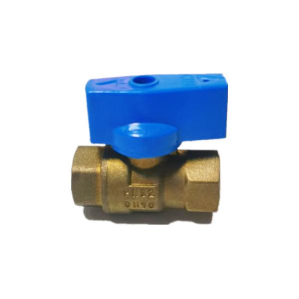 3/8 BSP CNC Lead Free Brass Ball Valve Female With Butterfly Handle