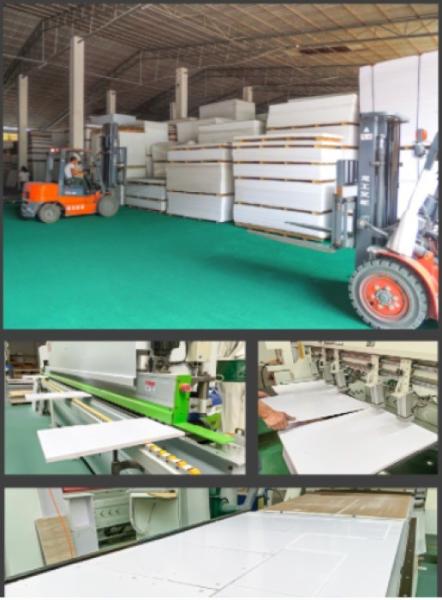 Wear Resistance Thin White Colored PVC Foam Sheet For Advertising Display