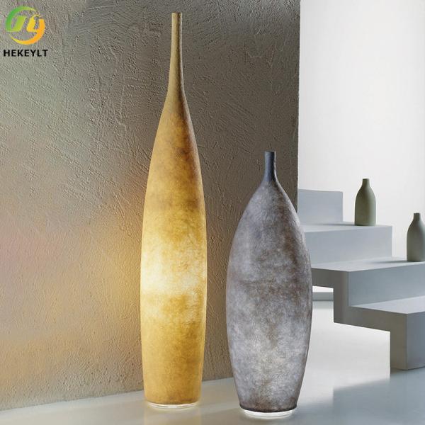 Lâmpada de assoalho moderna do vaso das cores para a exposição Hall Hotel Lobby Living Room