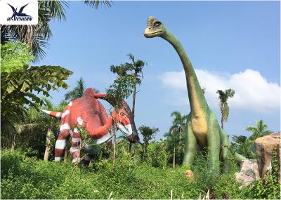 Realistic Fiberglass Giant Dinosaur Statue Figures For Playground Jurassic World