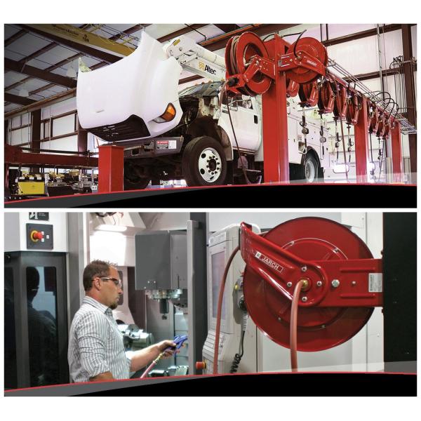 Вьюрок кабеля давления весны 300psi Макс обязанности вьюрка шланга удлинителя нержавеющей стали средний