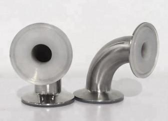 50.5mm 90 Degree Elbow Fittings / 3A Ptfe Lined Elbow With Tri Clamp