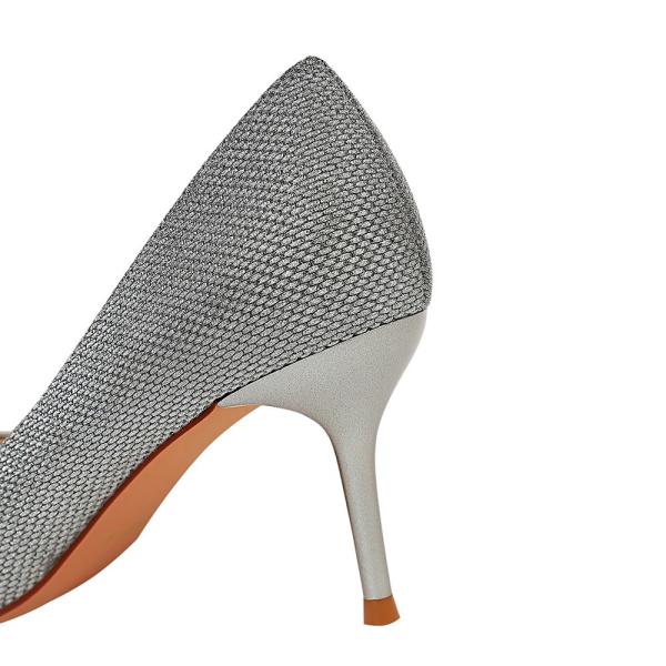 089990-2 Korean Professional OL Women'S Shoes, High-Heeled Shoes, Stiletto Heels, Shallow Mouth, Sexy Thin Belt Buckle W