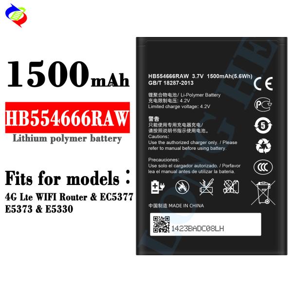 1500mAh Original Battery HB554666RAW for Huawei E5330 E5336 EC5373 EC5377 E5375 RECHARGABLE