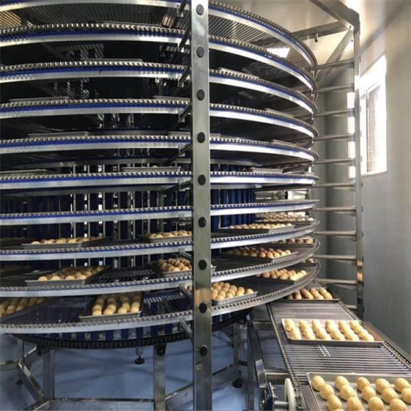                  Commercial Bakery Hamburger Toast Cake Bread Spiral Cooling Tower             