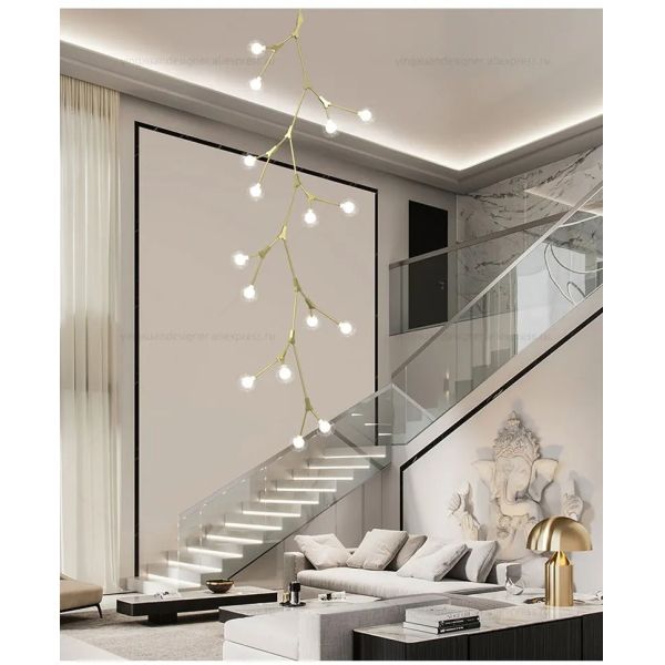 Staircase Hanging Lamps Attic Staircase Lighting Glass Pendant Light (WH-NC-150)