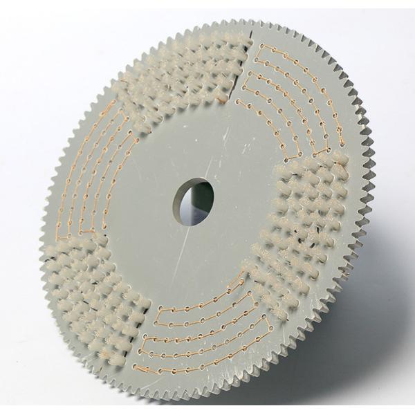 Brosse industrielle de polissage de ébavurage de disque de fil en nylon abrasif de fil de brosse de meule