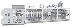 Rolling Stand Up Pouch Filling Machine Horizontal Form Potato Chips Pouch