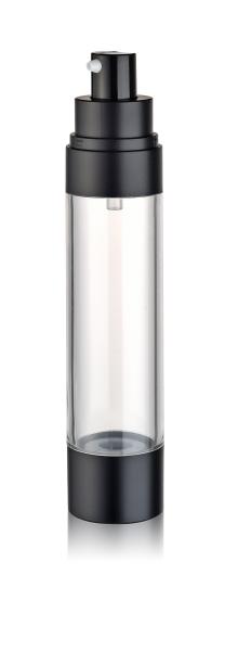Skincare Packaging As Airless Vacuum Plastic Cosmetic Container Lotion Screw Cap Pump Bottle