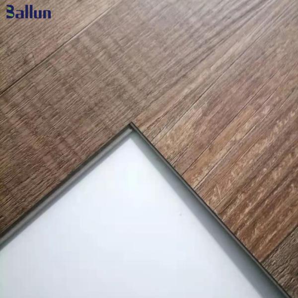 ISO9001 / CE certificado SPC piso laminado de vinilo piso flotante PVC tabla de madera ideal para interiores
