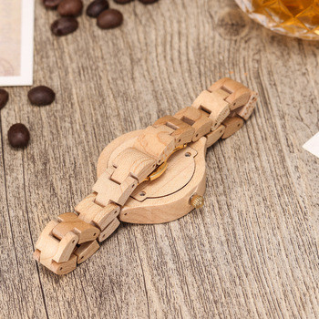 Healthy Marble Face Watch Women'S Luxury Wood Watches With Marble Dials