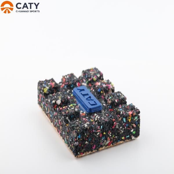 Multi-Color Premium Rubber Tiles, Aesthetic Design with Anti-Slip and Shock Absorption for Gym Area