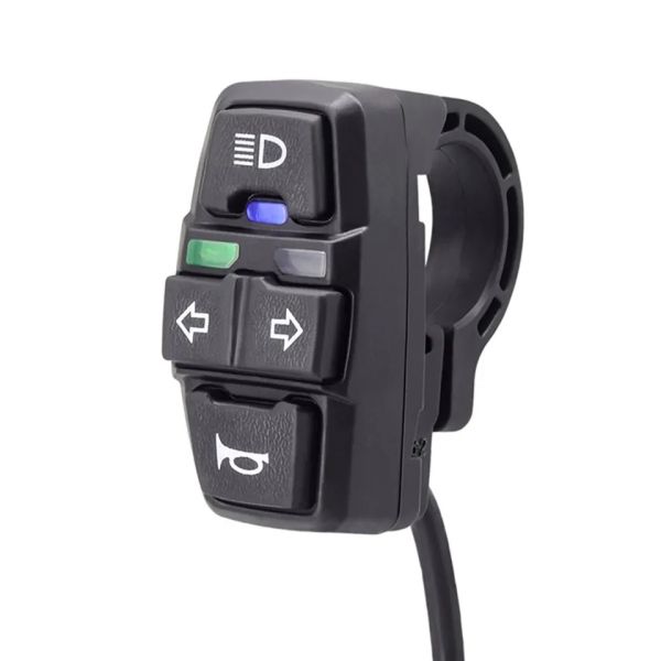 IP54 3In1 Ebike Switch Horn Headlight Steering Switch DK336