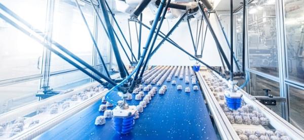 Bras de robot Delta ABB IRB 360 Logiciel de vision intégré jusqu'à 8 kg