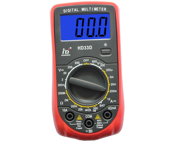 Карманный цифровой вольтамперомметр с высокой точностью, Темпратуре/частотой, ос