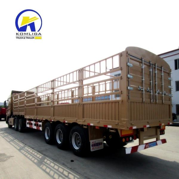 13000x2500x3900mm 2 Axles 3 Axle Top Open Box Cargo Trailer for After-sales Service