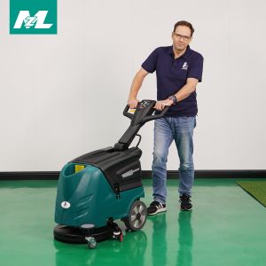 OEM Industrial Walk Behind Floor Scrubber Hand Push 30L 24V