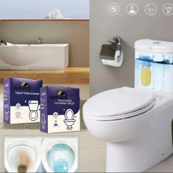 Multifunctional Effervescent Toilet Bowl Cleaner Tablets 15g Kills Germs