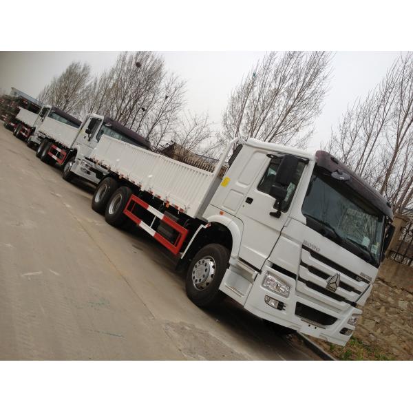 40 Ton Euro II ZF8098 Steering Sinotruk Howo7 Heavy duty Cargo Trucks with 10tires LHD336HP Sigle bed