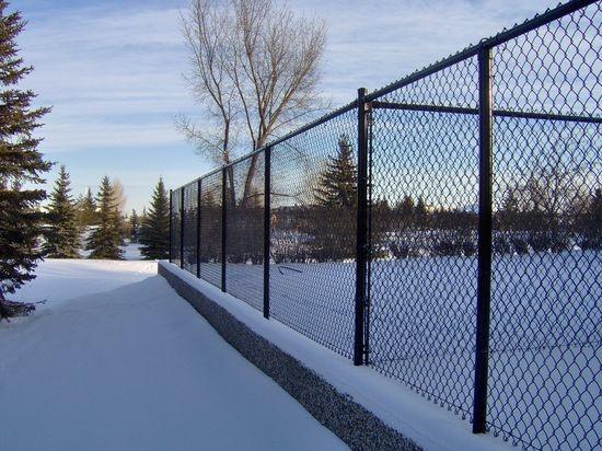6ft Diamond Powder Coated Temporary Chain Link Fence Diamond Fence