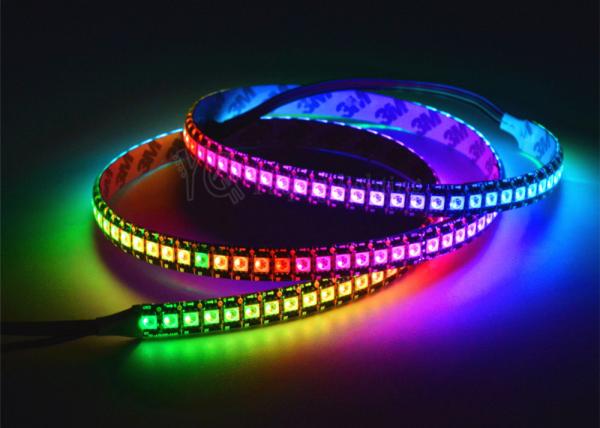 APA102 Addressable RGB LED Strip , DC 5V RGB LED Strip Adjusted Colors