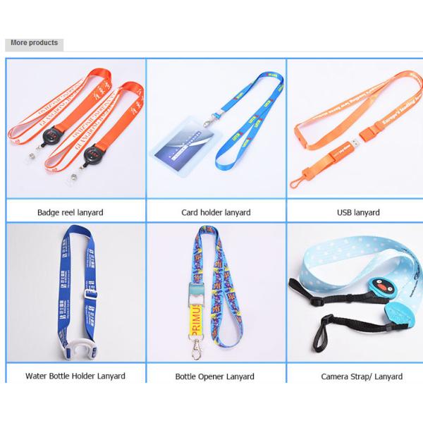 Customized logo hot sale satin  ribbon silk screen lanyards for wholesale