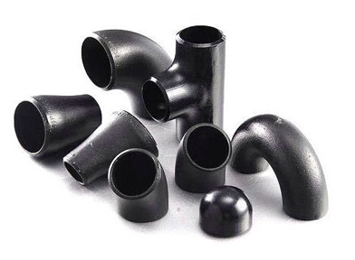 ASTM 234 Butt Weld Tube Fittings Alloy Steel Pipe Fittings Black Color
