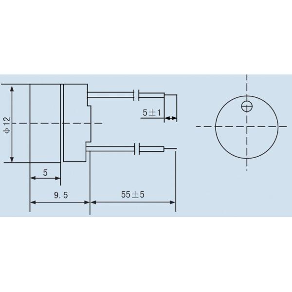 Зуммер 1.5v звука сигнала тревоги водоустойчивый активный магнитный электромагнитный