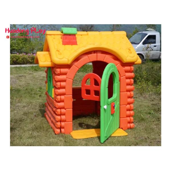 Fairy Tale Playground Nursery Active Play Equipment Indoor  ,  LLDPE Forest Lodge Playhouse