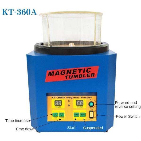 pulidor magnético de la joyería de la capacidad de la máquina pulidora 1300g de la joyería 750W