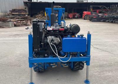 Compact Crawler Mounted Drilling Rig Machine 200mm Drilling Diameter Power By Diesel Engine