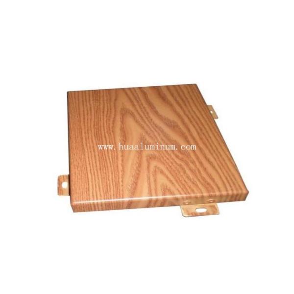 Anti Corrosion Aluminium Solid Panel Wooden Finishing 4mm Aluminum Sheet