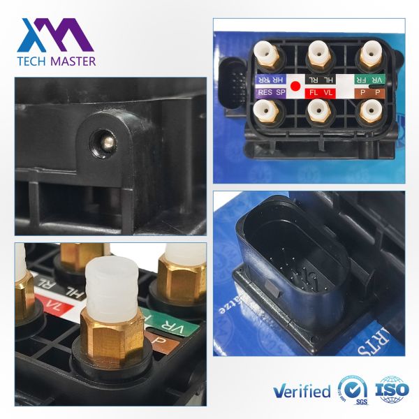 Air Suspension Solenoid Valve Block For AUDI A8 A6C6 A6C5 Bentley GT Flyspur 4F0616013 4Z7616013