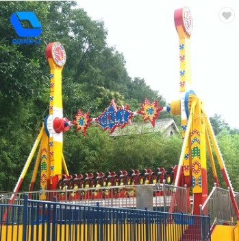 Thrilling Amusement Park Rides , Top Spin Carnival Ride For Outdoor Playground Equipment
