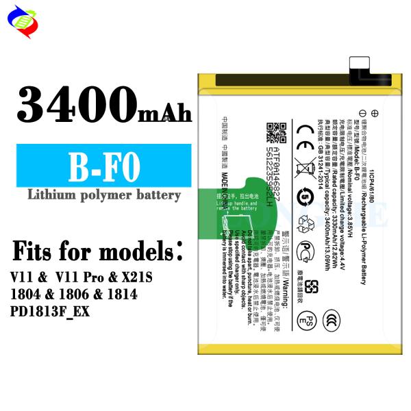 Batería de larga duración de 3400 mAh para modelos de teléfonos móviles VIVO V11 Pro X21S V11 B-F0