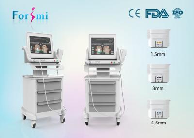 latest  3 heads 10000 shots HIFU machine portable hifu face lift wrinkle removal