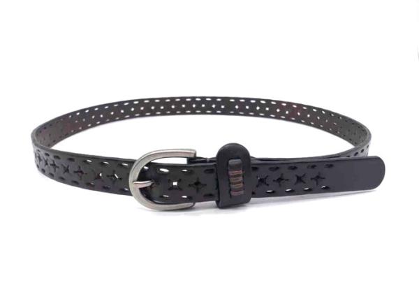 Hollow Cowhide 90cm Womens Genuine Leather Belt