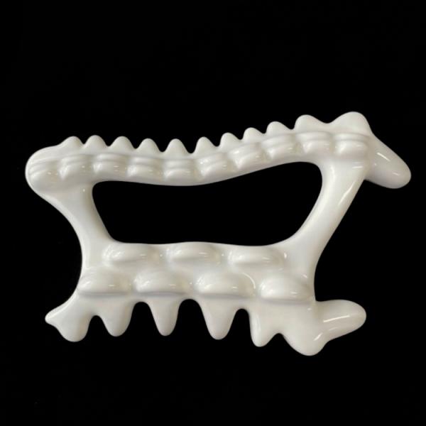 Ceramic Gua Sha Facial Massage Tool with Natural Moist Heat/Cold Therapy in Korea