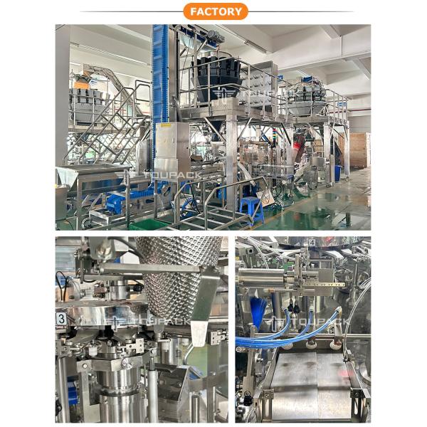 Fully Automatic Weighing Package Frozen Fish Chicken Turkey Beef Meatballs Packaging Machine  Meat Packing Machine for Ribs
