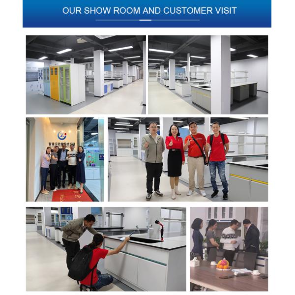 Стальная лаборатория остров скамейка Противокоррозионная металлическая лабораторная мебель Стандарт ISO