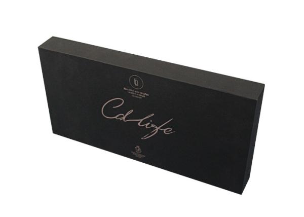 Customizable Kraft Paper Boxes With Lids Hot Foil Stamping FSC